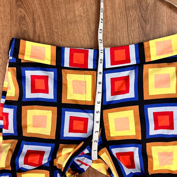 Kate Spade Blocks Of Color Doris Pants Mod Retro Sz 10 - Picture 9 of 13